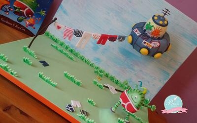 Cuties Children's Books Collaboration - Aliens Love Underpants! - Cake by Boo's Bakes