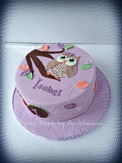 Owl First Birthday - Cake by Aoibheann Sims