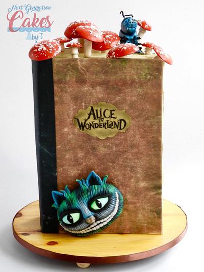 Vintage Alice in Wonderland book - Cake by Teresa Davidson