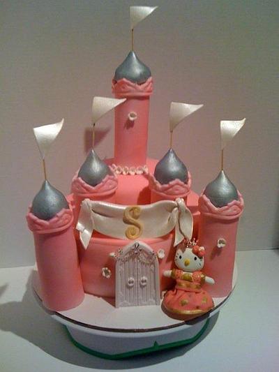 Hello Kitty Castle - Cake by DeliciousCreations