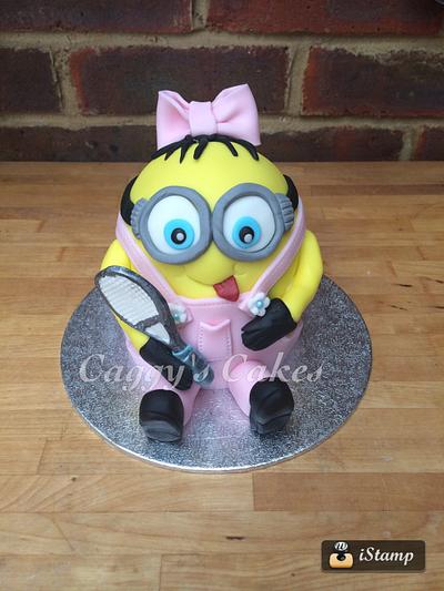 Minion - Cake by Caggy