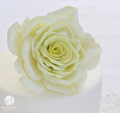 Green rose - Cake by Hilary Rose Cupcakes