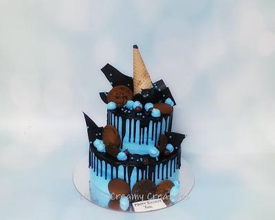 Chocolate Drip Cake - Cake by Urvi Zaveri 