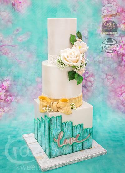 Summer Wedding Cake - Cake by Crazy Sweets