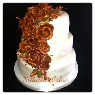 Wedding Cake - Cake by Nelly Escobedo
