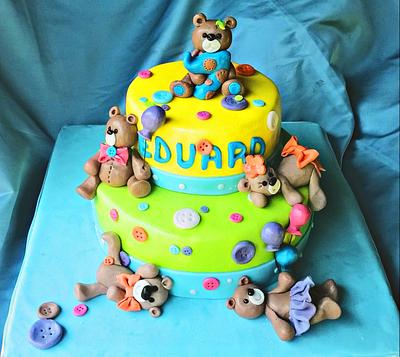 teddy bears cake - Cake by Suciu Anca