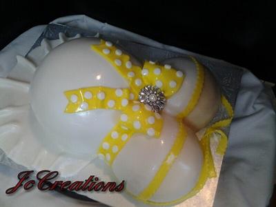 Pregnant belly cake - Cake by jccreations cakes