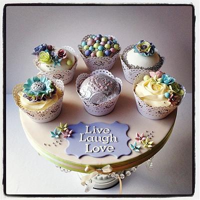 'Live, laugh, love...cupcakes!' - Cake by Aleshia Harrison: for the love of cakes
