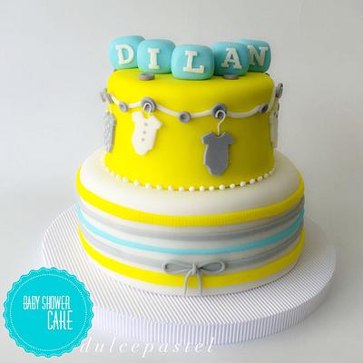 Torta Baby Shower Envigado - Cake by Dulcepastel.com