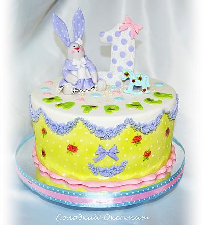  Birthday Bunny - Cake by Oksana Kliuiko