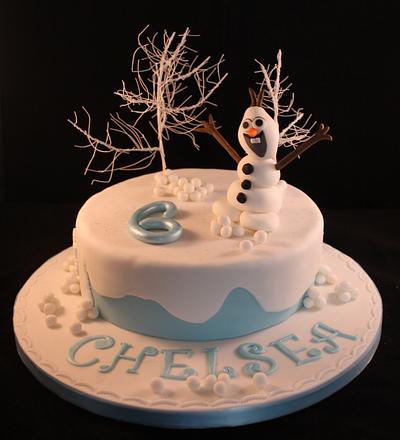 Frozen theme birthday cake - Cake by Lea17