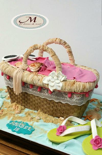 BEACH BASKET - Cake by MELBISES