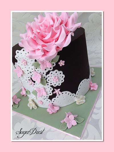 Doily Love! - Cake by Mary @ SugaDust