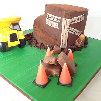 Dirt mountain cake - Cake by Caked Goodness