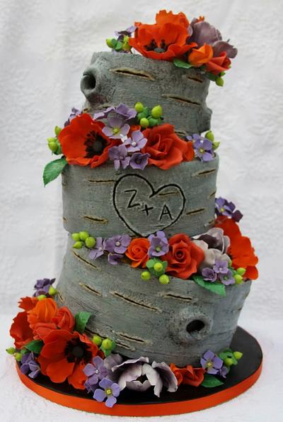 Woodland Wedding - Cake by Pamela Jane