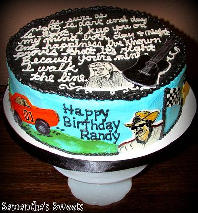 Johnny Cash Cake - Cake by Samantha Eyth