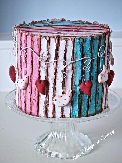 Love is all around :) - Cake by Ellie @ Ellie's Elegant Cakery