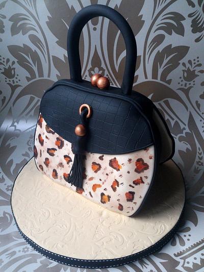 Vintage Leopard Print Handbag - Cake by Dollybird Bakes