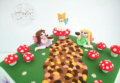 Fairy Cat  - Cake by Laras Theme Cakes