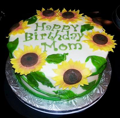 Sunflower Cake - Cake by Joyce Nimmo