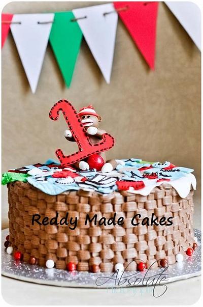 Sock Monkey Cake - Cake by Crystal Reddy