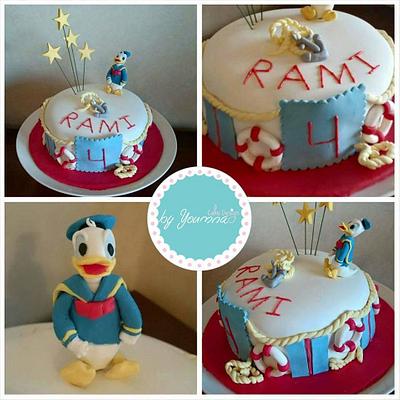 Donald duck cake - Cake by Cake design by youmna 