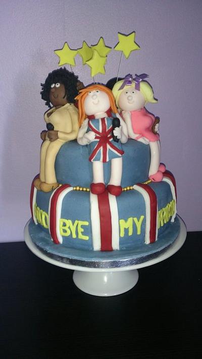 'Goodbye My Friend' - Spice Girls Farewell Cake - Cake by Rosewood Cakes