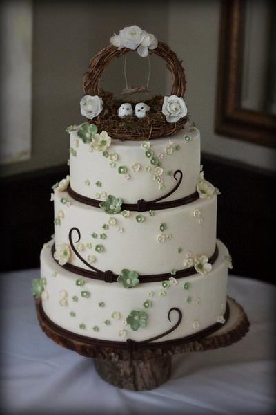 Woodland Wedding Cake - Cake by Jennifer Fedje
