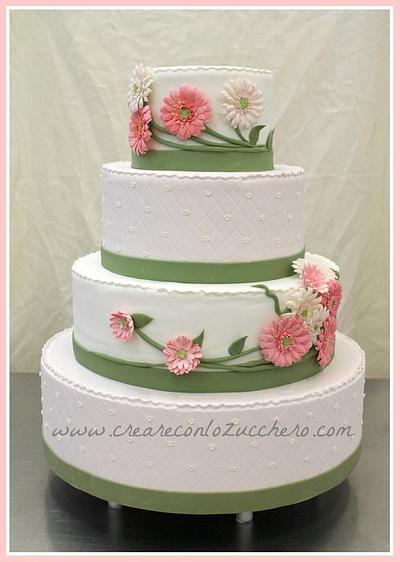 Wedding cake - Cake by Deborah