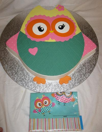 Owl Them to match Party Bags - Cake by DoobieAlexander