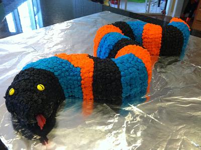 Hudson's Snake Cake - Cake by Susan at The Weekly Sweet Experiment