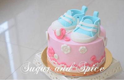 Baby shower cake - Cake by Sugar and Spice