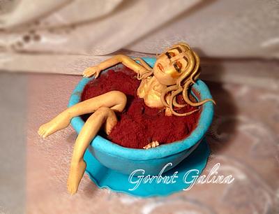 Girl in a cup - Cake by Galinasweet