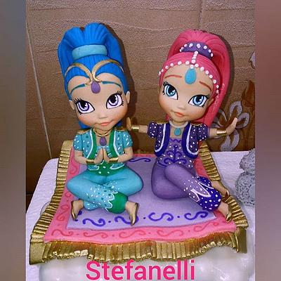 Shimmer and shine cake topper - Cake by stefanelli torte
