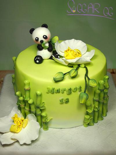 panda cake - Cake by suGGar GG