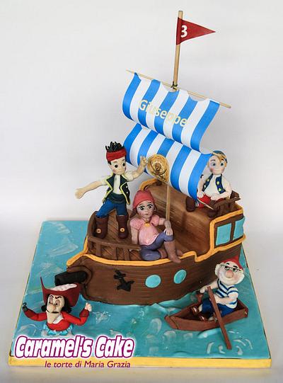jake and the neverland pirates - Cake by Caramel's Cake di Maria Grazia Tomaselli