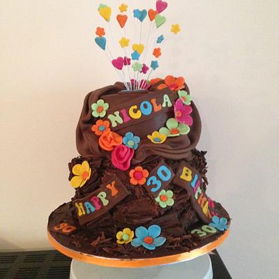 Chocolate overload!! - Cake by theposhcakeco