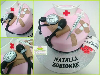 Nurse  - Cake by Jully Fondantartas