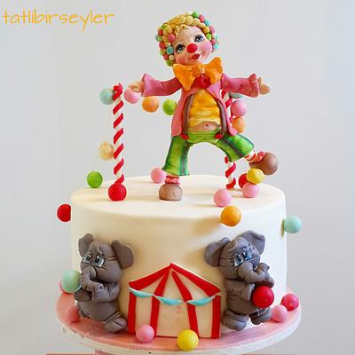 clown cake - Cake by tatlibirseyler 
