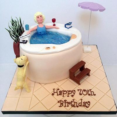 Hot tub time! - Cake by Wayne