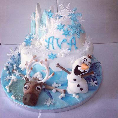 Frozen cake - Cake by Cupcakestar