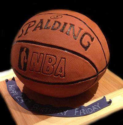 Basket Ball Cake - Cake by Nada
