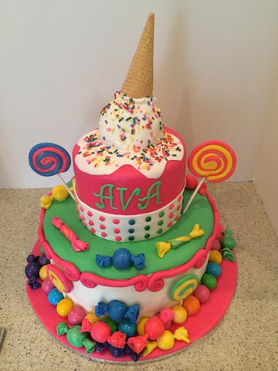 Candy Cake - Cake by Pam Mecir
