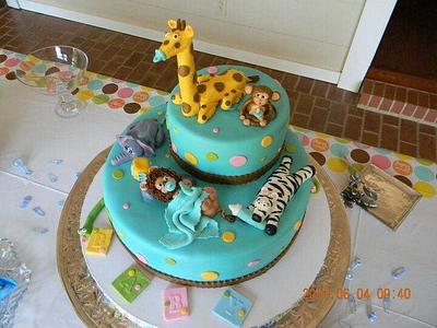 baby shower - Cake by kuirkycakes