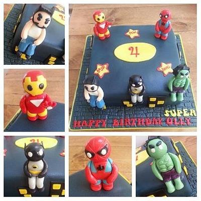 Superhero Cake - Cake by Natalie's Cakes & Bakes