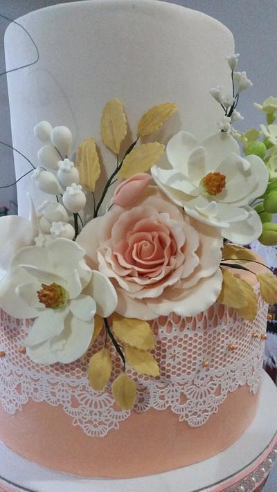 My Wedding Cake - Cake by Mel Sibuyo Durant 