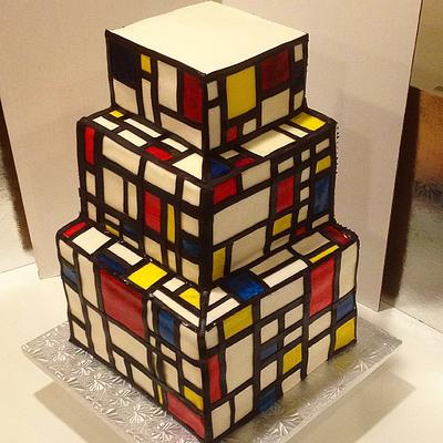 Mondrian - Cake by Latifa