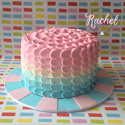 Baby gender-reveal  - Cake by Rachel~Cakes