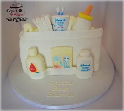 Baby changing bag cake - Cake by Ceri's Cakes