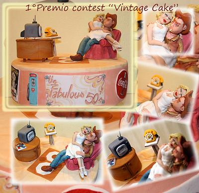 The fabulous 50' Winner contest "Vintage Cake" - Cake by Susanna de Angelis